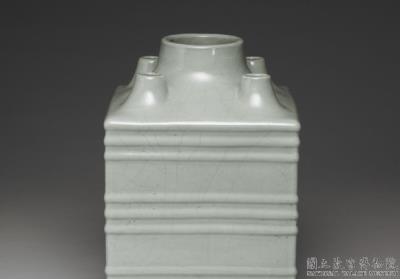 图片[2]-Flower holder with five-neck body in green glaze, Qing dynasty, Yongzheng reign (1723-1735)-China Archive